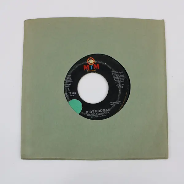 Judy Rodman Goin' To Work 7" Vinyl Single MTM Records PB-72105 MTM-056-A