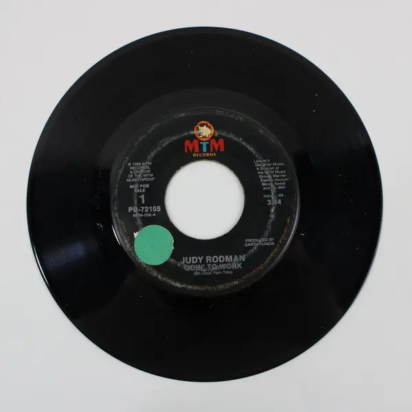Judy Rodman Goin' To Work 7" Vinyl Single MTM Records PB-72105 MTM-056-A