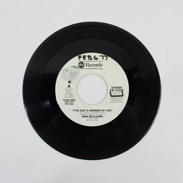 Don Williams I've Got a Winner in You Promo 7" Vinyl ABC Records