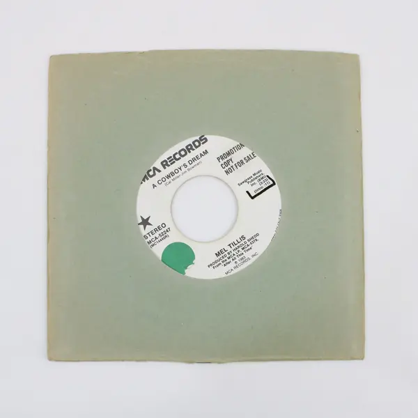 Mel Tillis A Cowboy's Dream MCA Promo 45 RPM Record