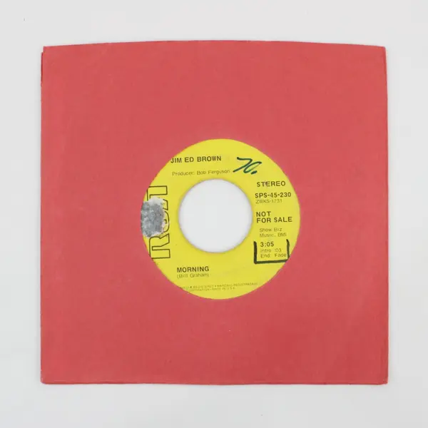 Jim Ed Brown Morning RCA Promo 7" Vinyl SPS-45-230