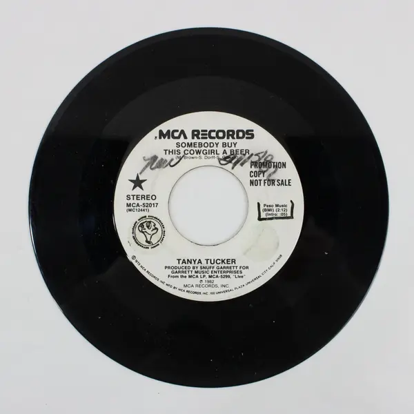 Tanya Tucker Somebody Buy This Cowgirl A Beer Promo 7" MCA 52017