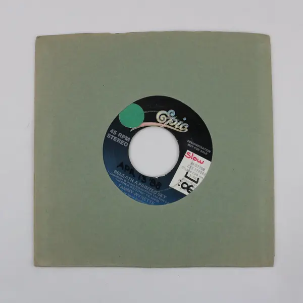 Tammy Wynette Beneath a Painted Sky  Epic 7"Vinyl Record