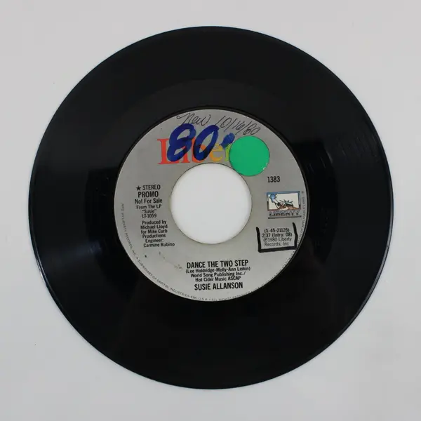 Susie Allanson Dance the Two Step PROMO Not For Sale Liberty 7" Vinyl Record