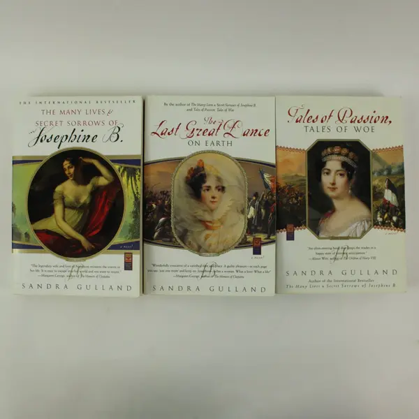 Josephine Bonaparte Trilogy by Sandra Gulland A 3-Book Paperback Set 1999-2000