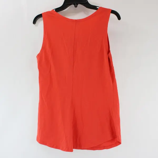 NIC+ZOE Coral Orange Sleeveless Top Women's Medium