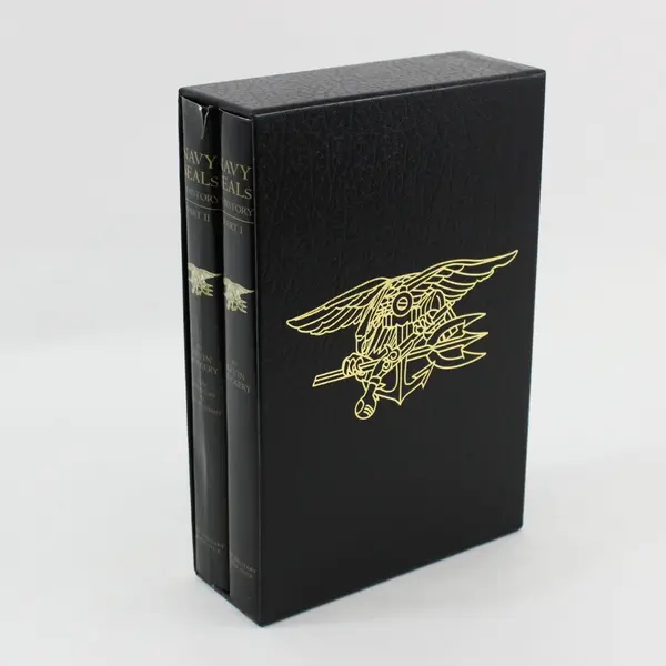 Navy SEALs A History 2 Part Box Set by Kevin Dockery 2002 Military Book Club HC 