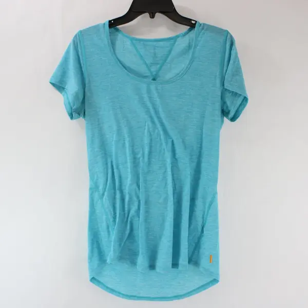 Lucy Sky Blue Women's Athletic T-Shirt Medium Pre-Owned