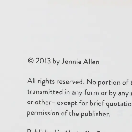 Restless Because You Were Made for More by Jennie Allen 2013 Paperback Good