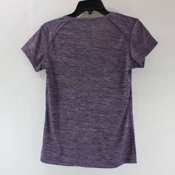 Columbia Omni-Freeze Zero Women's Purple V-Neck Performance Shirt Small