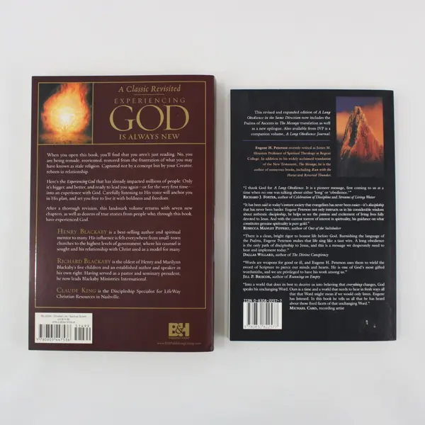 2 Paperback A Long Obedience in the Same Direction 2000 Experiencing God 2008