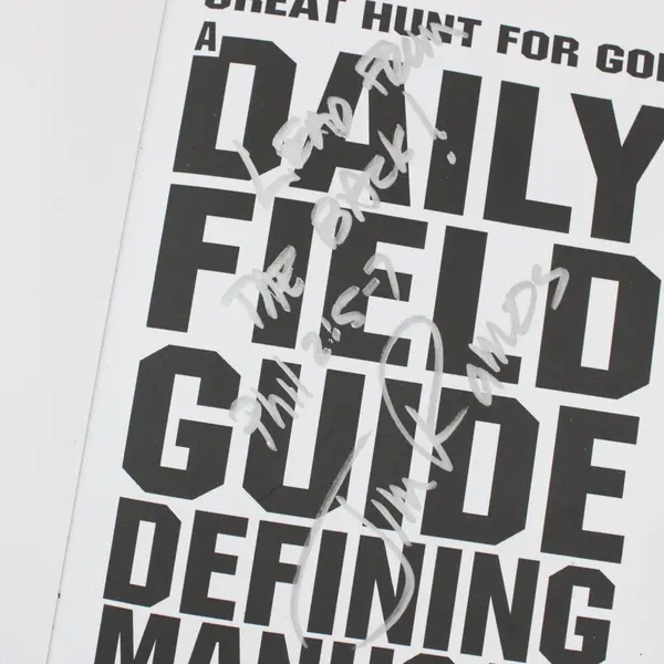  Great Hunt for God Daily Field Guide Defining Manhood Jim Ramos 2012 Signed PB