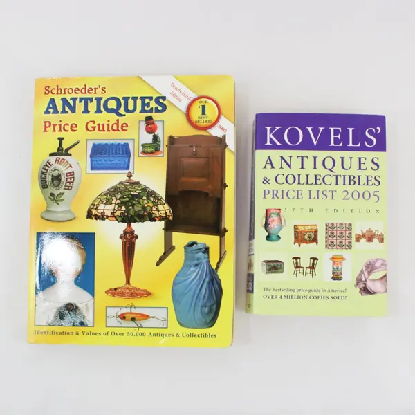 Lot of 2 2005 Paperback Kovels' & Schroeder's Antique Price Guides Good