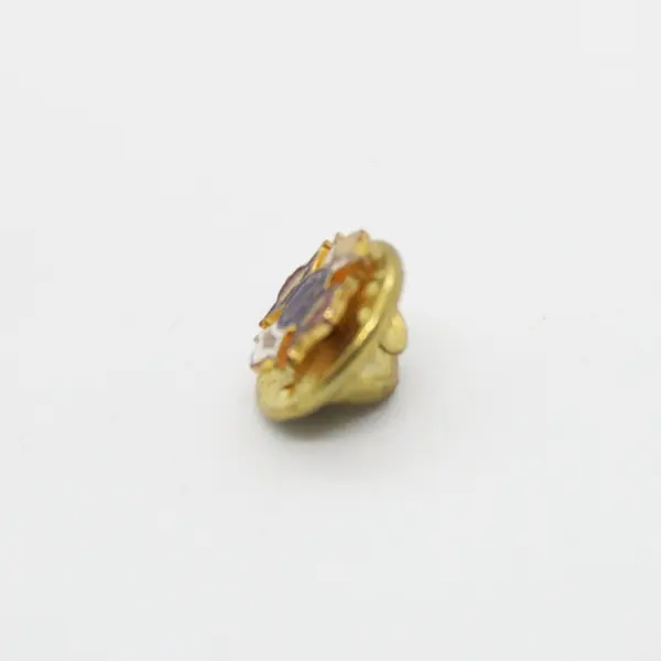Odd Fellows IOOF Gold/Blue Accented Colored Round Fraternal Lapel Pin