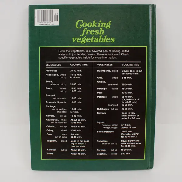 Better Homes & Gardens All-Time Favorite Vegetable Recipes Hardcover