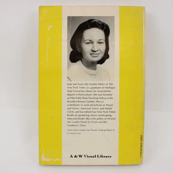 Joan Lee Faust The New York Times Book of House Plants Indoor Gardening
