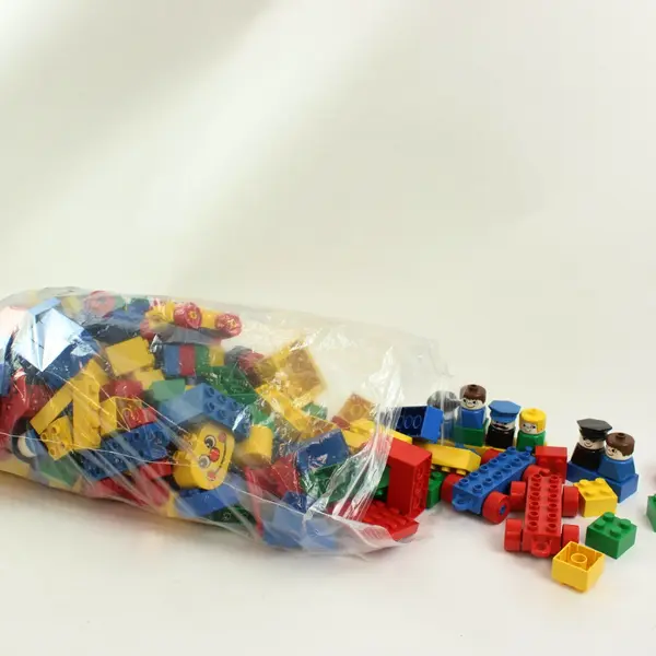 LEGO DUPLO 6.25 lb Assorted Building Bricks Blocks Multicolor Used