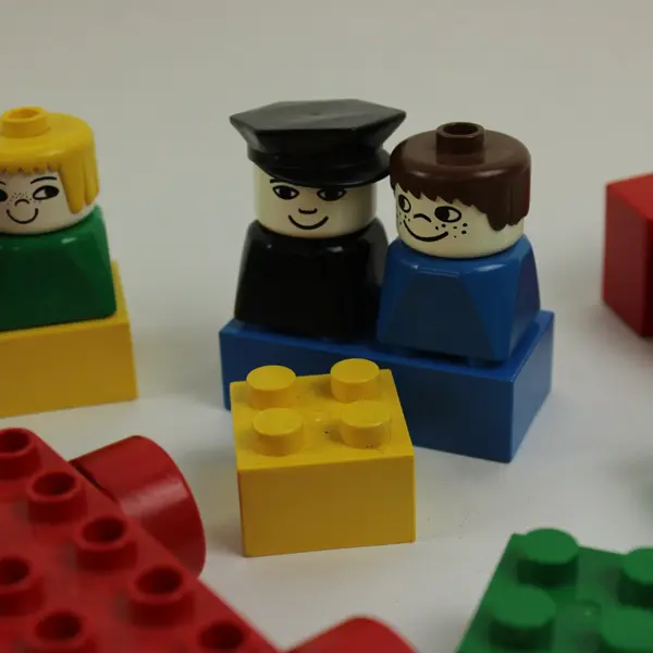 LEGO DUPLO 6.25 lb Assorted Building Bricks Blocks Multicolor Used