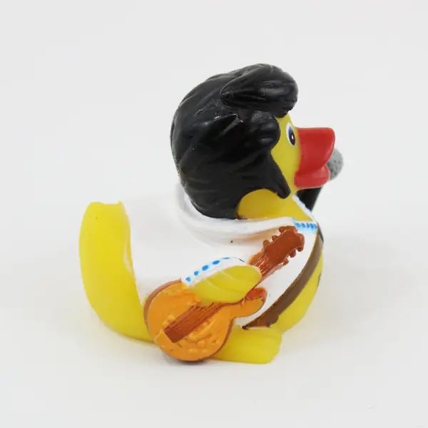 Bloomberg BNA Elvis Rubber Duck Figurine with Microphone 3.5in