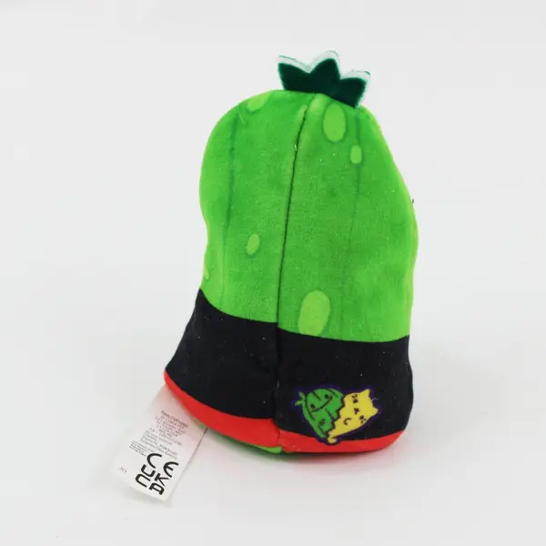 Cats Vs Pickles Fitzgherkin #1150JO Green Pickle Plush Black Mustache