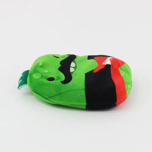 Cats Vs Pickles Fitzgherkin #1150JO Green Pickle Plush Black Mustache