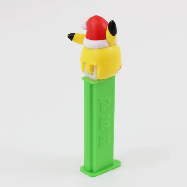 Holiday Pokémon Pikachu PEZ Dispenser w/Santa Hat 5", used 