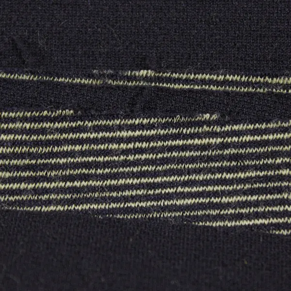 Handmade Navy Blue Tablecloth 54 x 60 in Upcycled Craft Fabric