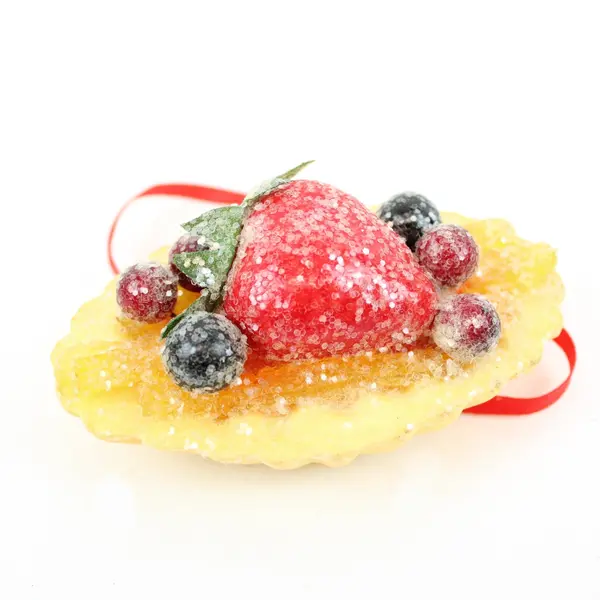 Lot of 6 Miniature Fruit Tartlets Polymer Clay Cakes