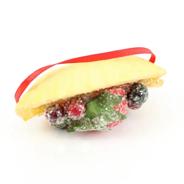 Lot of 6 Miniature Fruit Tartlets Polymer Clay Cakes