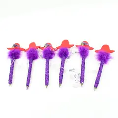 Lot 6 Coyne's & Co Red Hat Soc Ballpoint NW7257 Purple Glitter Nancy E. Williams