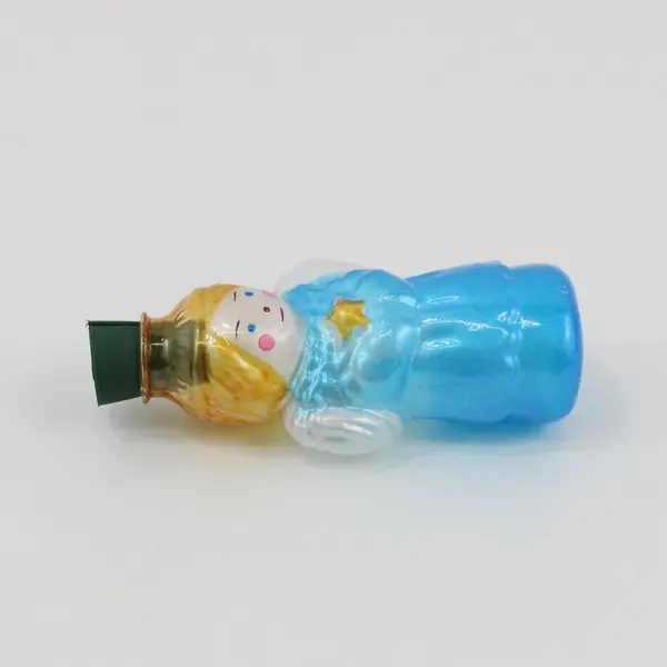 Vintage 1980s Avon Gift Collection Glass Angel Christmas Light Cover 3.5" Tall