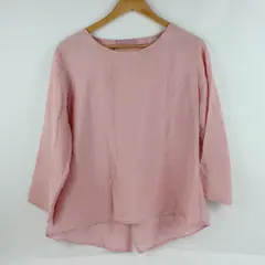 Cut Loose Women's Pink 3/4 Sleeve Shirt Size Small Casual Top