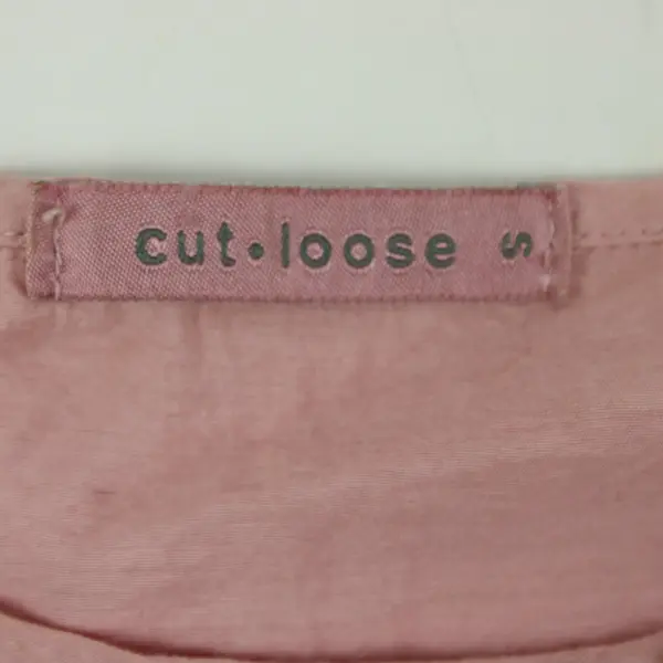 Cut Loose Women's Pink 3/4 Sleeve Shirt Size Small Casual Top