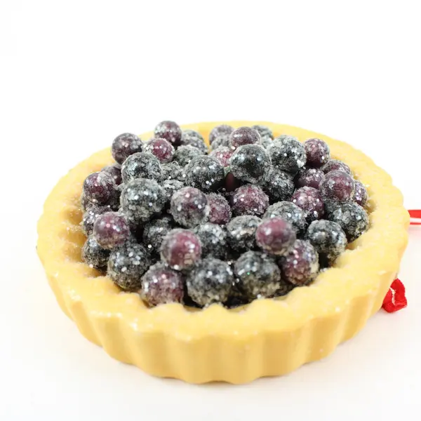 Lot of 6 Miniature Fruit Tart Pies Faux Food Berry Topping