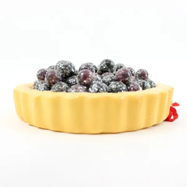 Lot of 6 Miniature Fruit Tart Pies Faux Food Berry Topping