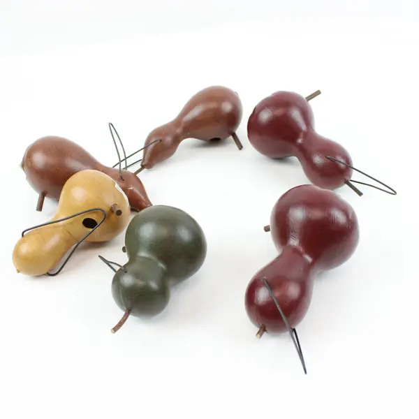 Ohio Wholesale Inc Lot of 6 Dried Decorative Bottle Gourds Craft Decor