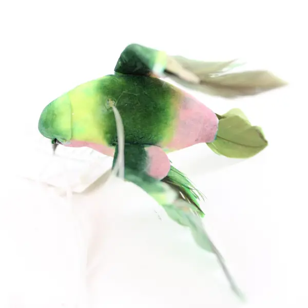 Lot of 10 Gallerie II Hummingbird Christmas Ornaments Fabric Bird Wire