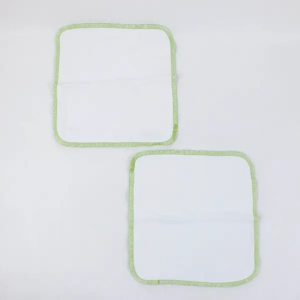DEN-USA Lot of 6 Reusable Baby Washcloths Cloth Wipes