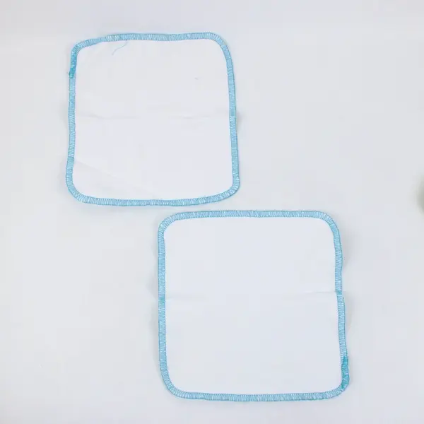 DEN-USA Lot of 6 Reusable Baby Washcloths Cloth Wipes