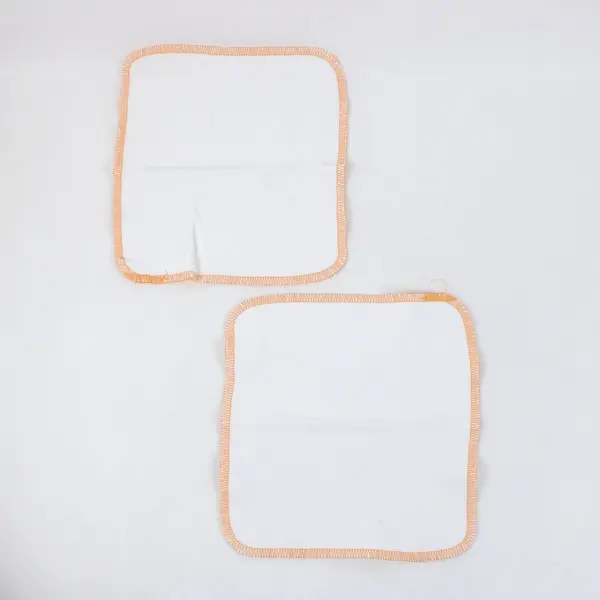 DEN-USA Lot of 6 Reusable Baby Washcloths Cloth Wipes