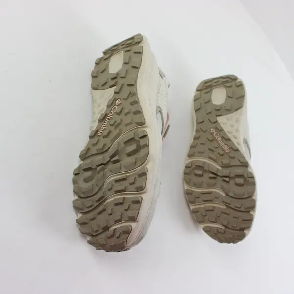 Columbia Bethany Women's Light Gray Suede Hiking Sneakers Size 7