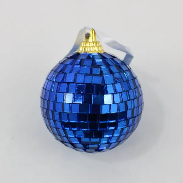 Wang's International Navy Blue Mirrored Disco Ball Ornament 2.5"