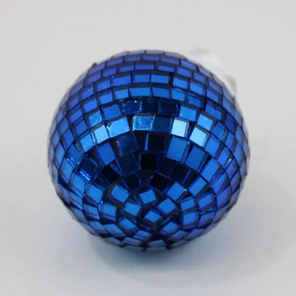 Wang's International Navy Blue Mirrored Disco Ball Ornament 2.5"