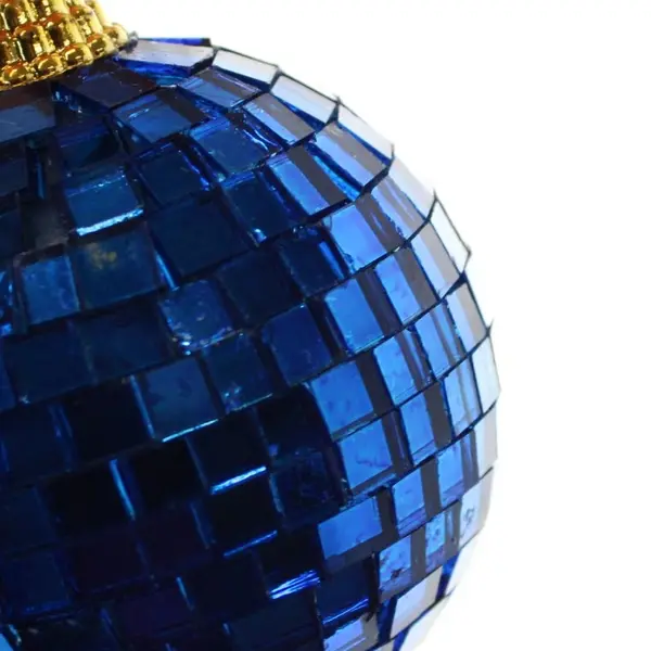 Wang's International Navy Blue Mirrored Disco Ball Ornament 2.5"