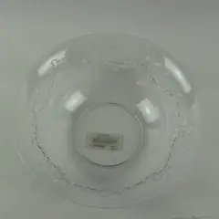 American Maid 10 Inch Round Bowl Clear Plastic Floral Serving Bowl