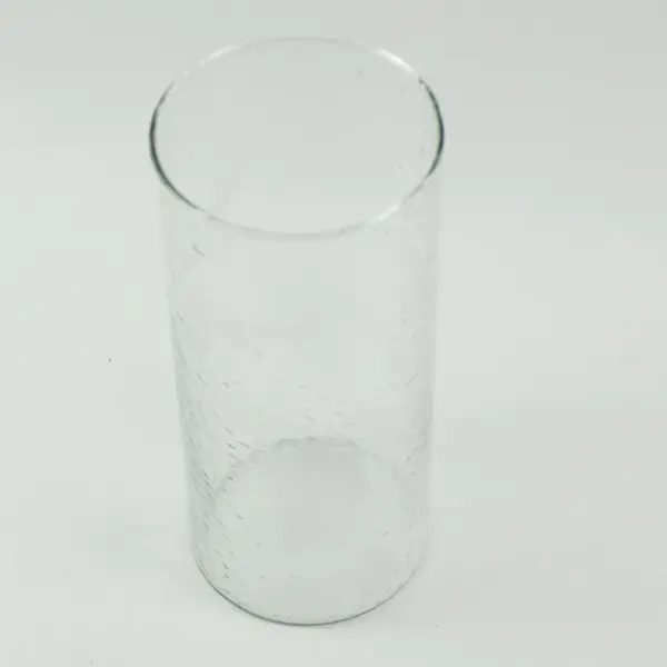 Clear Glass Cylinder Vase 8in Tall Floral Arrangement Home Decor