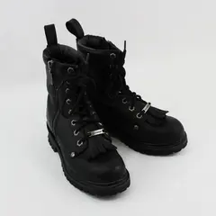 Harley-Davidson Wilson Women's Size 6 Black Leather Lug Sole Boots