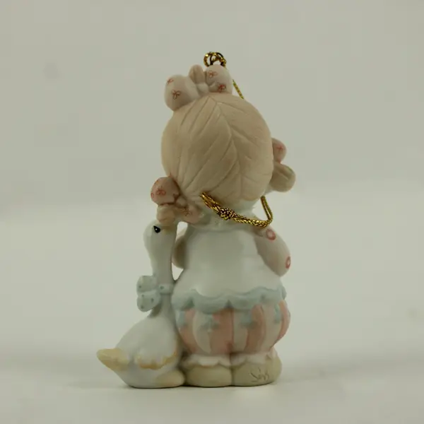Enesco Precious Moments Waddle Do Without You Ornament Child with Goose