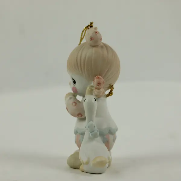 Enesco Precious Moments Waddle Do Without You Ornament Child with Goose