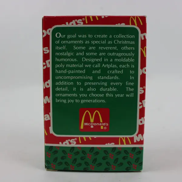 Enesco McDonald's What's Shakin' For Christmas? Ornament Figurine Boxed